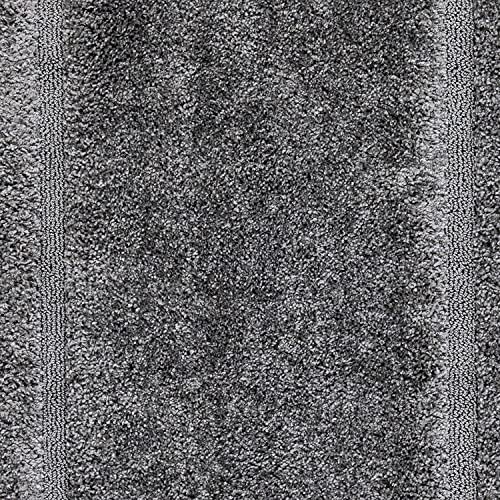 Image of Export Quality Microfiber Hand Woven Shaggy Carpet Collection with 2 inch Pile Height Carpet for Living Room & Hall Size 8x10 feet coular GreyA