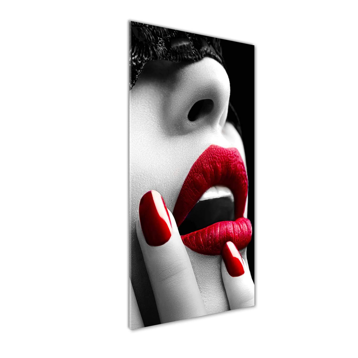 Image sur verre Tulup 50x125 rouge pour créer une ambiance sensuelle dans votre salon