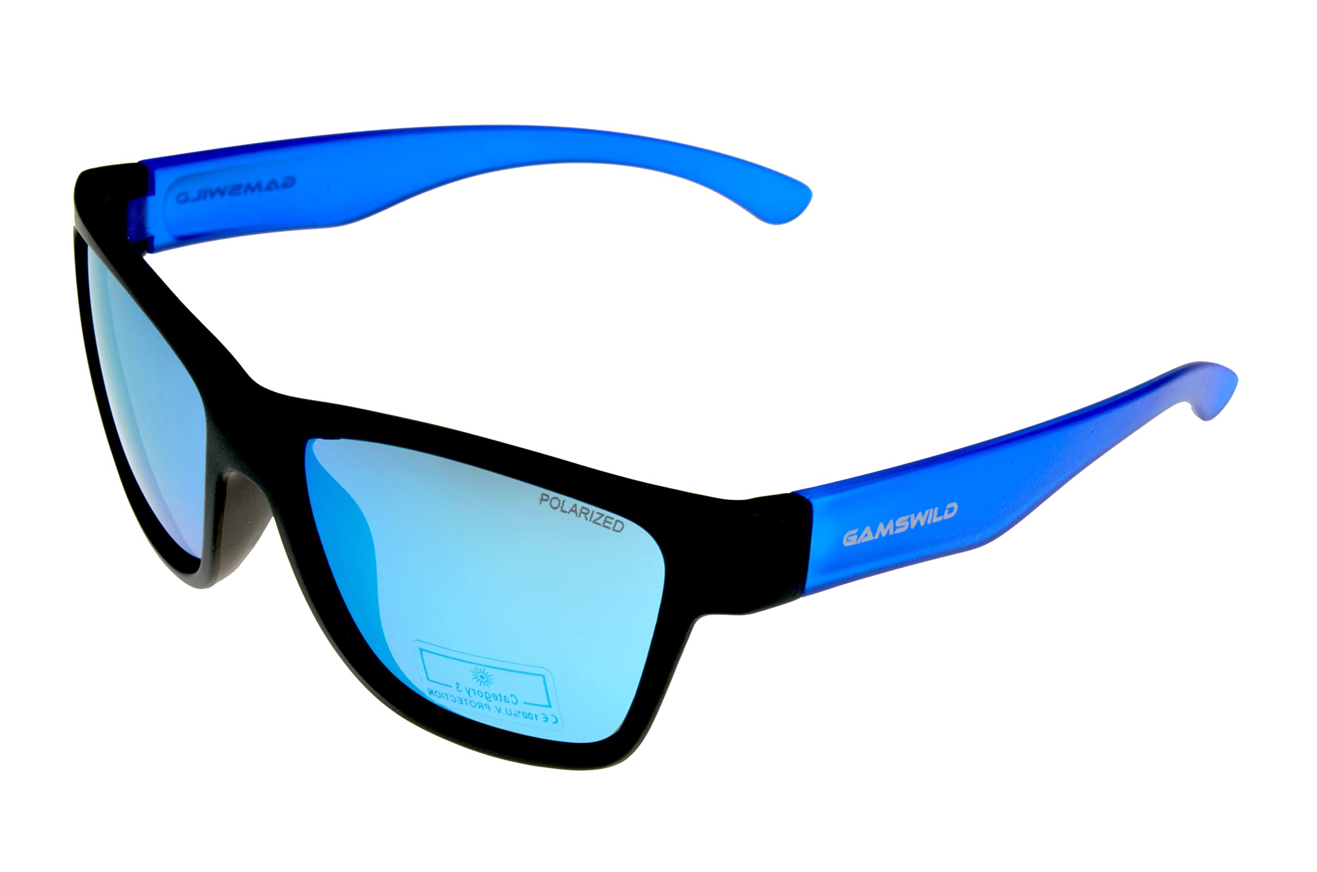 Gamswild WJ2118 NEU polarisiert Sonnenbrille Jugendbrille 8-18 Jahre Kinderbrille Mädchen Jungen kids 2116 Unisex | blau | grün | rot | GAMSKIDS