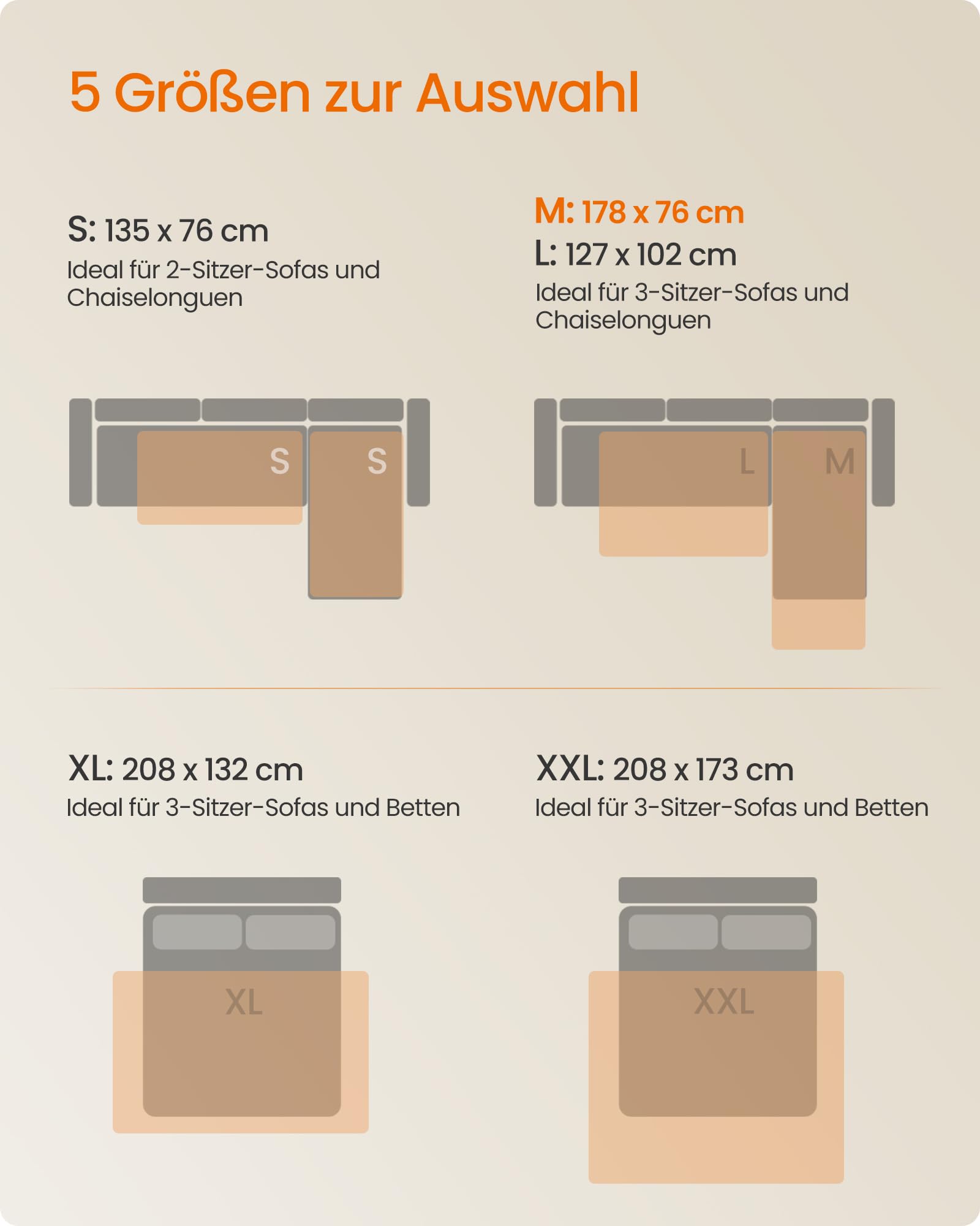 Wasserdichte Hundedecke 76x178 Cm - Rutschfest, Waschbar Für Sofa & Bett, Dunkelgrau
