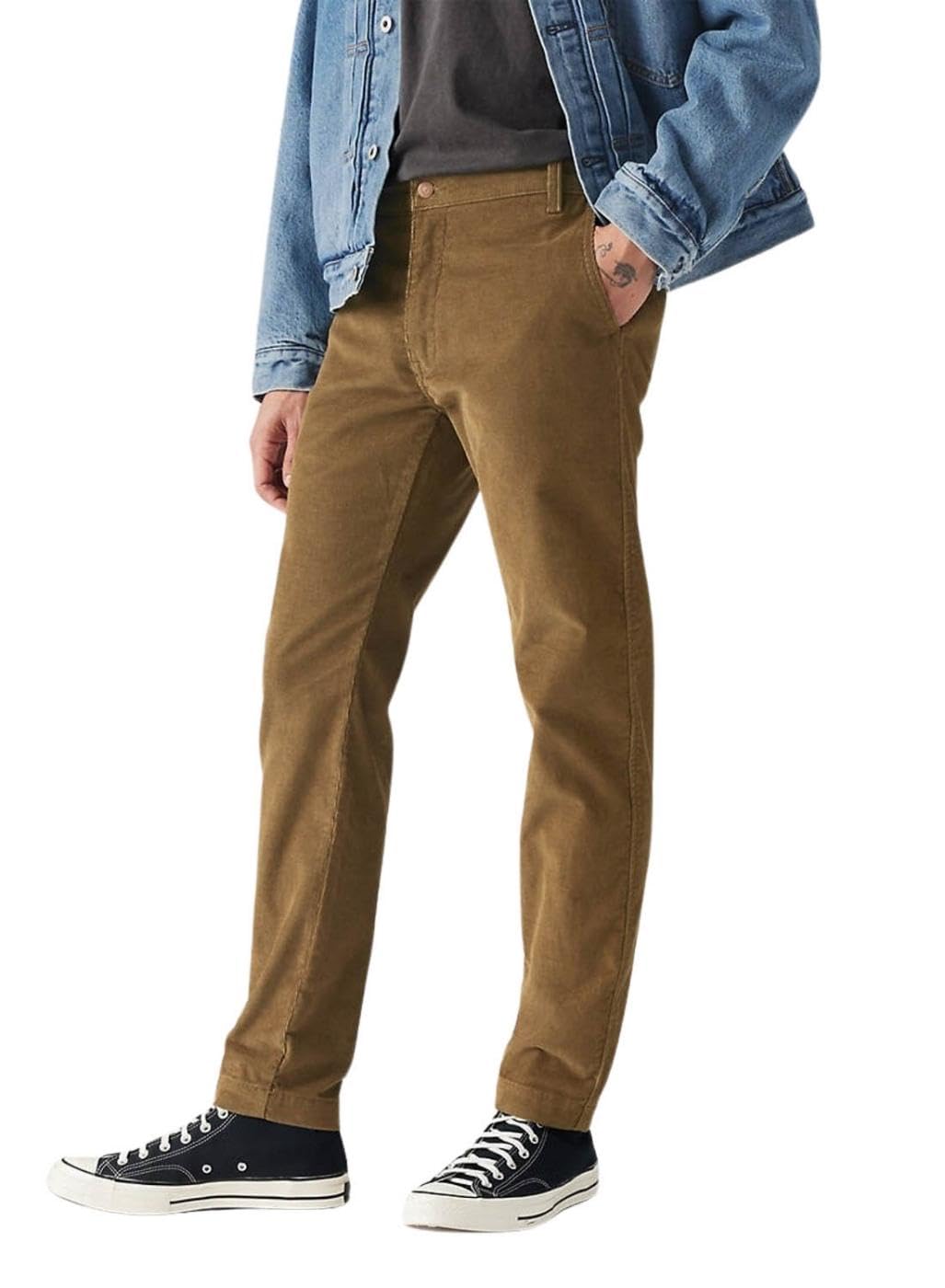 Levi's XX Chino Standard II, Pantaloni Uomo, Karla Brown S 14w Cord, 30W / 32L