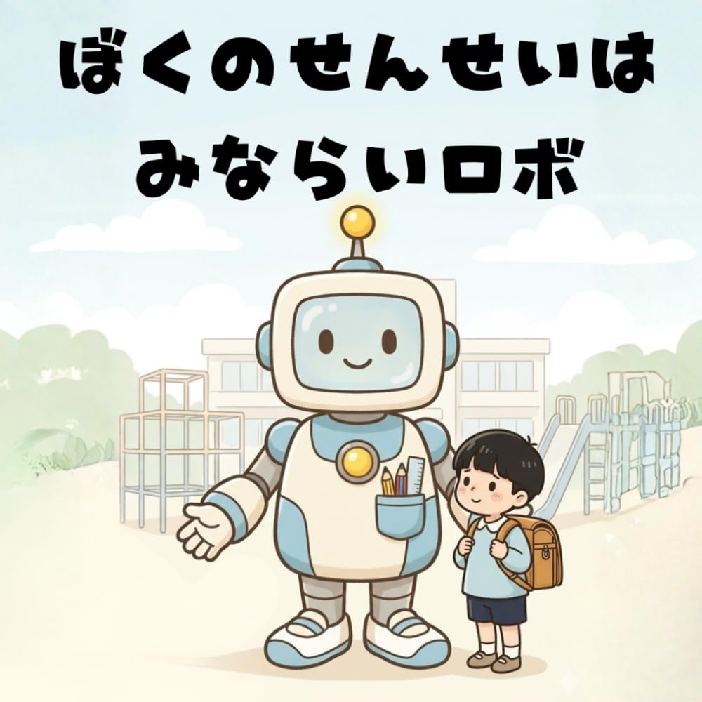 ぼくのせんせいはみならいロボ (笑ってそだってひろがる絵本)