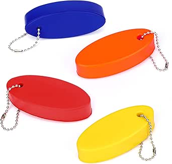 Amazon.com: Floating Keychain for Boat Keys,4 Pack Vinyl Foam Floating ...