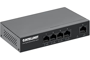 Intellinet 5-Port Gigabit Ethernet PoE+ Switch