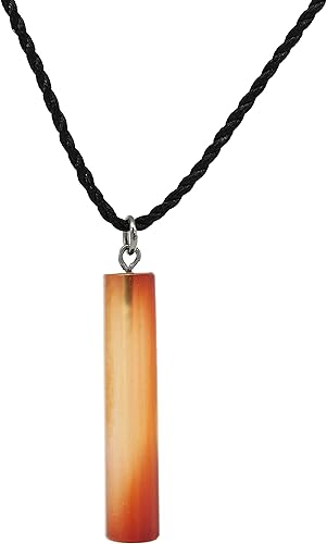 Miniatura 4 de Gempires - Collar con colgante de corazón natural y barra con cordón adicional, joyería hecha a mano, cadena ajustable de 18 + 2 pulgadas