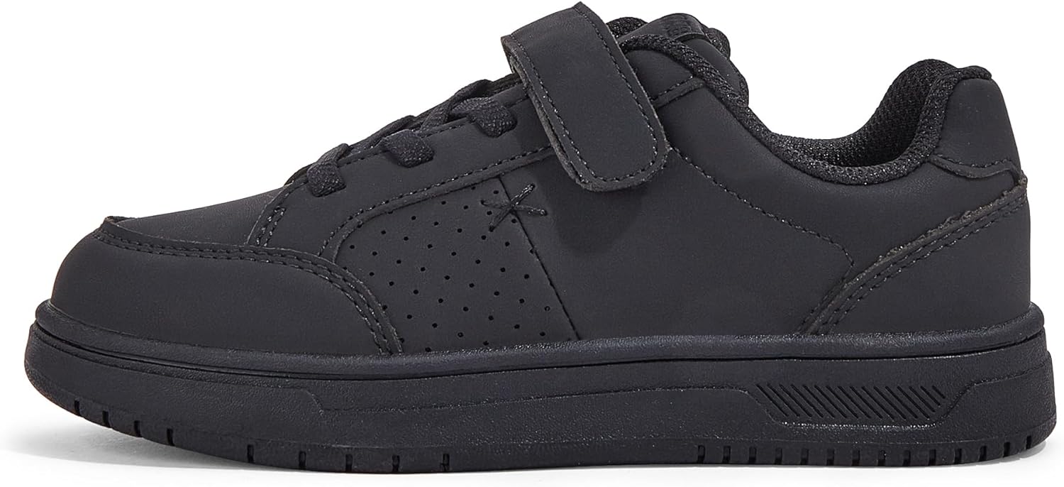 LUCKY STEP Kid's Glitter Walking Shoes Shiny Sparkly Sequins Fashion Sneakers Hook and Loop Athletic Unisex-Child Casual Running for Children/Boys/Girls