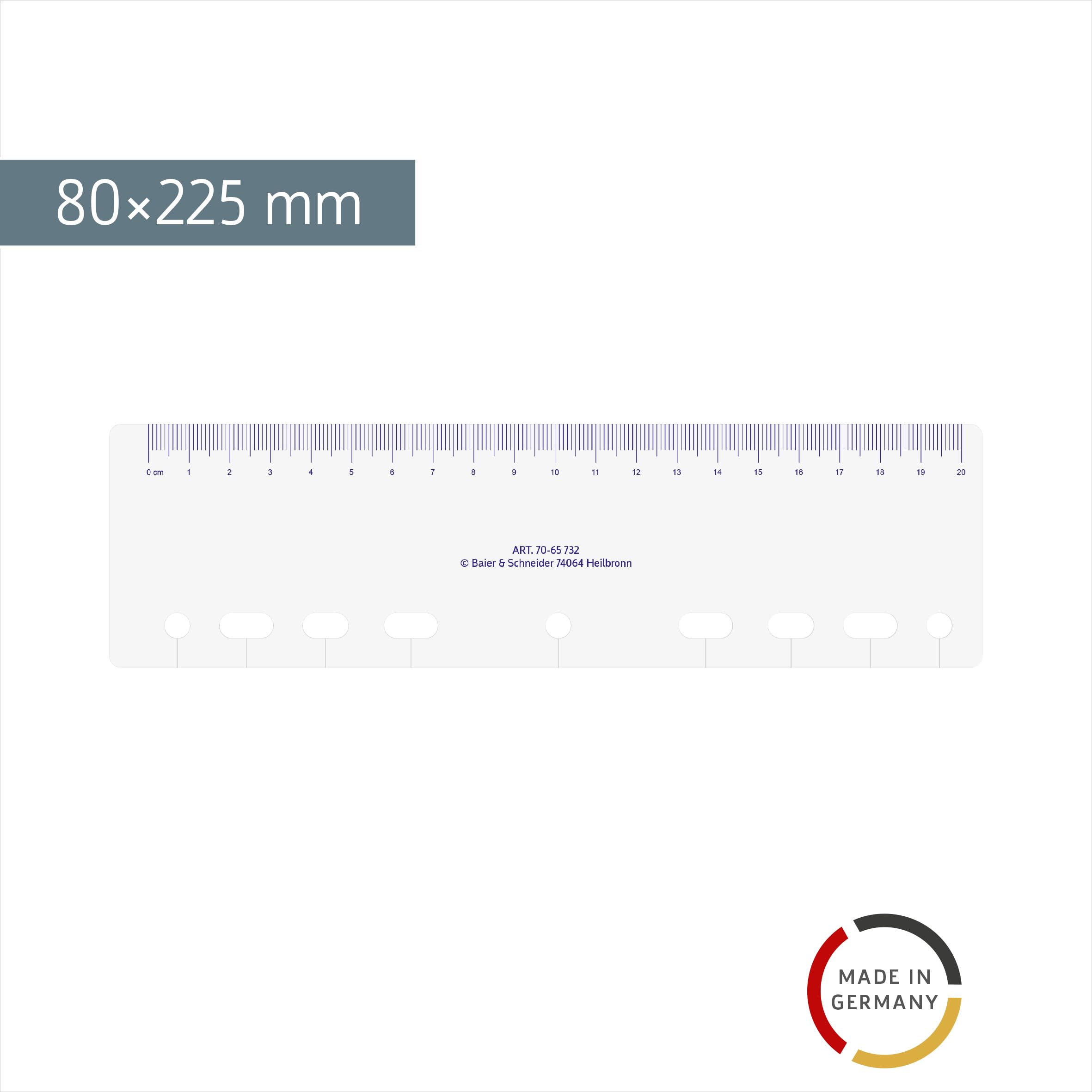 Westcott English and Metric Anodized Aluminum Ruler, 12-Inch, Silver