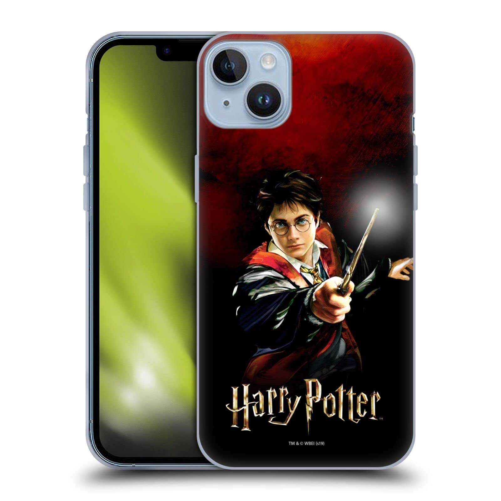 Head Case Designs Officially Licensed Harry Potter Harry Portrait Prisoner of Azkaban II Soft Gel Case Compatible with Apple iPhone 14 Plus