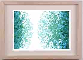 Amazon | 吉村明子 「Brilliant bloom 1」 花 絵画 シルク