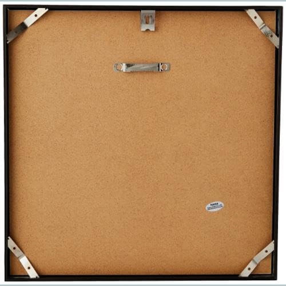 Hama Aluminiowa ramka na okładkę płyty gramofonowej (refleks, zawieszka, 32,5 x 2,5 x 32,5 cm) czarna