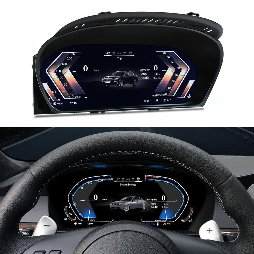 BMW LCD デジタルメータ BMW 6シリーズ用LCDデジタルクラスター,ダッシュボード,計器