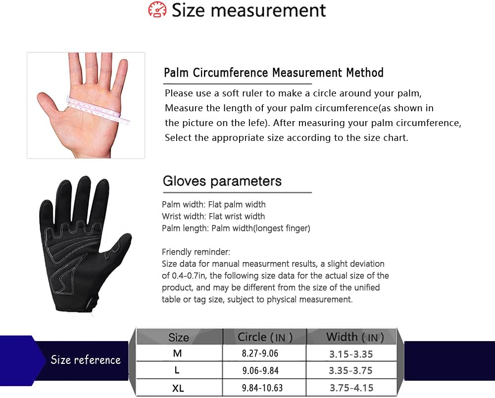 BOODUN Motorcycle Riding Gloves for Men and Women, Breathable Motorbike Gloves Knuckle Protection, for Climbing, Road Racing, Motocross etc : Automotive