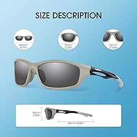 Vista 38 de Duduma Gafas de sol deportivas polarizadas para hombres y mujeres, para correr, ciclismo, pesca, golf, conducción, gafas de sol Tr90