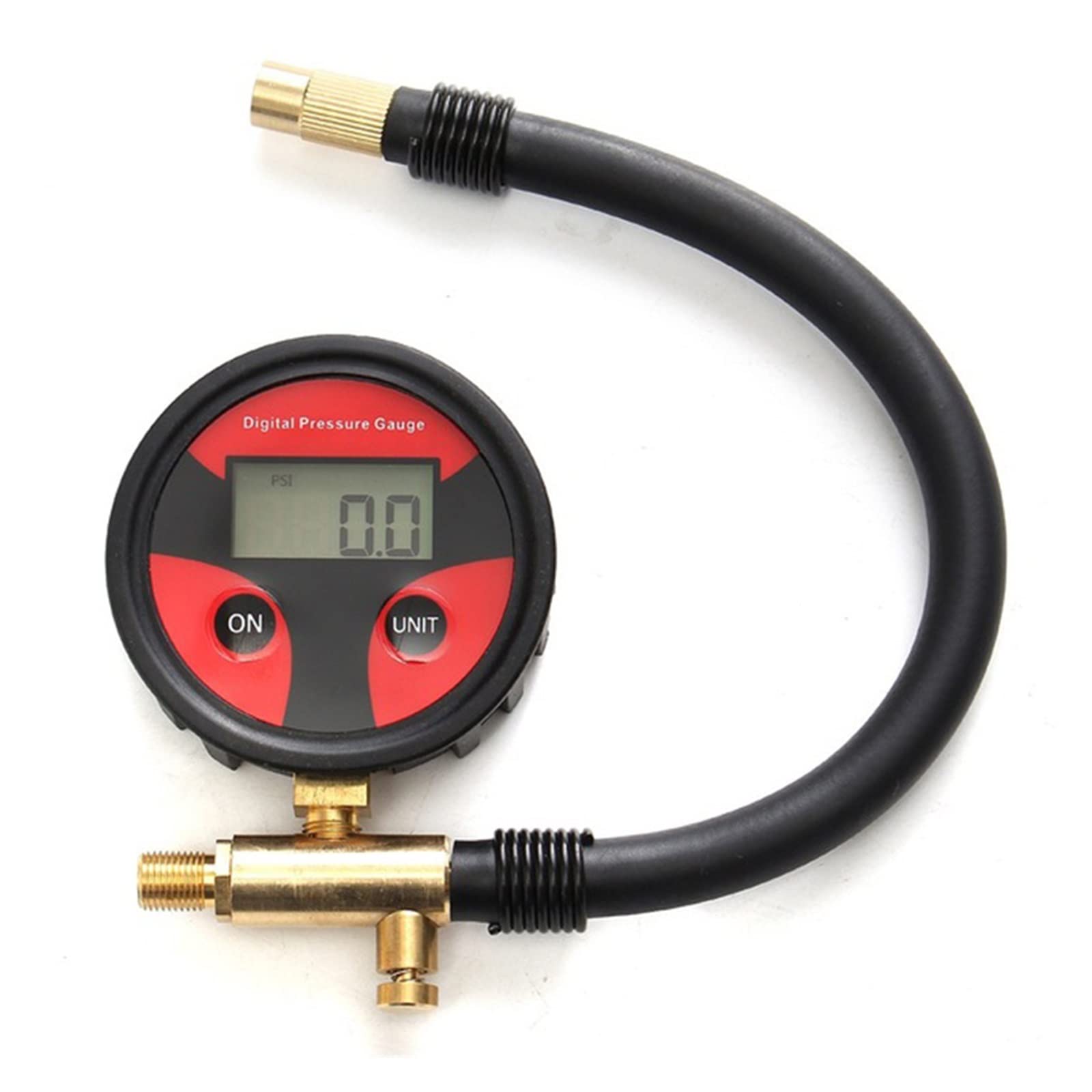 HMTE Medidor de presión de neumáticos Digital, manómetro LCD de 200PSI, Motocicleta, Coche, camión, 4 Unidades Disponibles