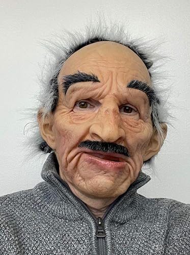 Louigi, La Super Suave Edad Media Hombre Látex Máscara Cara Con Movimiento De La Boca