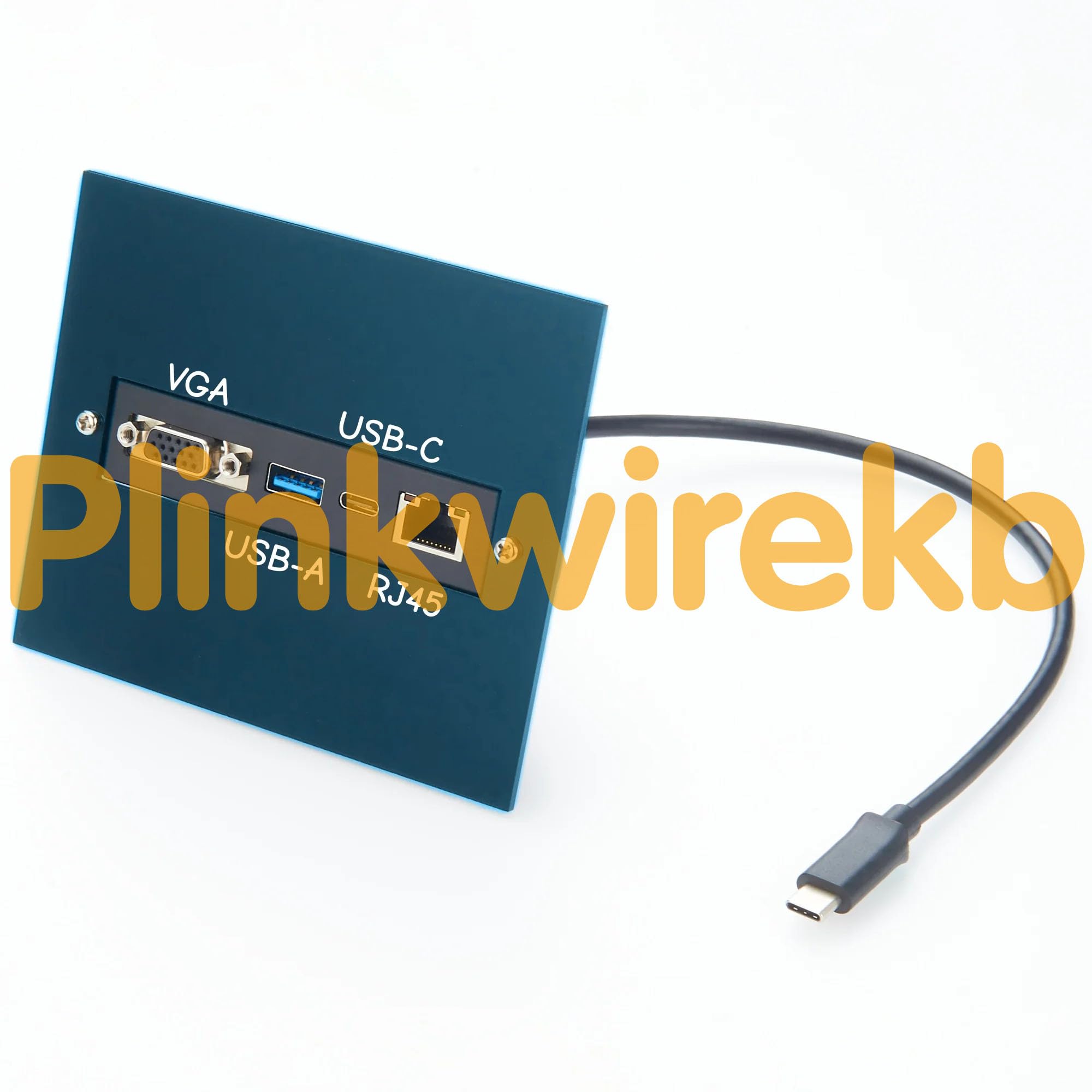 Hub multiport USB-C vers VGA USB-A USB-C RJ45 PCM-KW-567 (1,5 m)