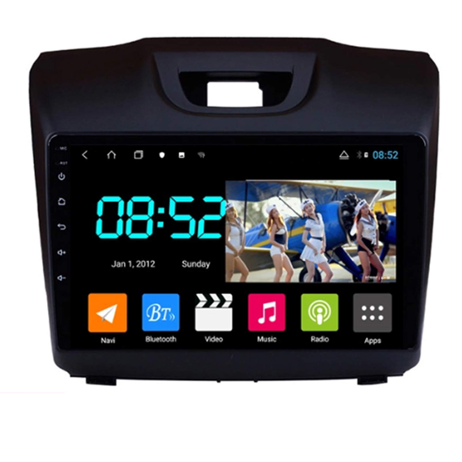 Radio para coche Android con Mirror Link y WiFi para Isuzu D-MAX 2015-2018, dile adiós a los cables