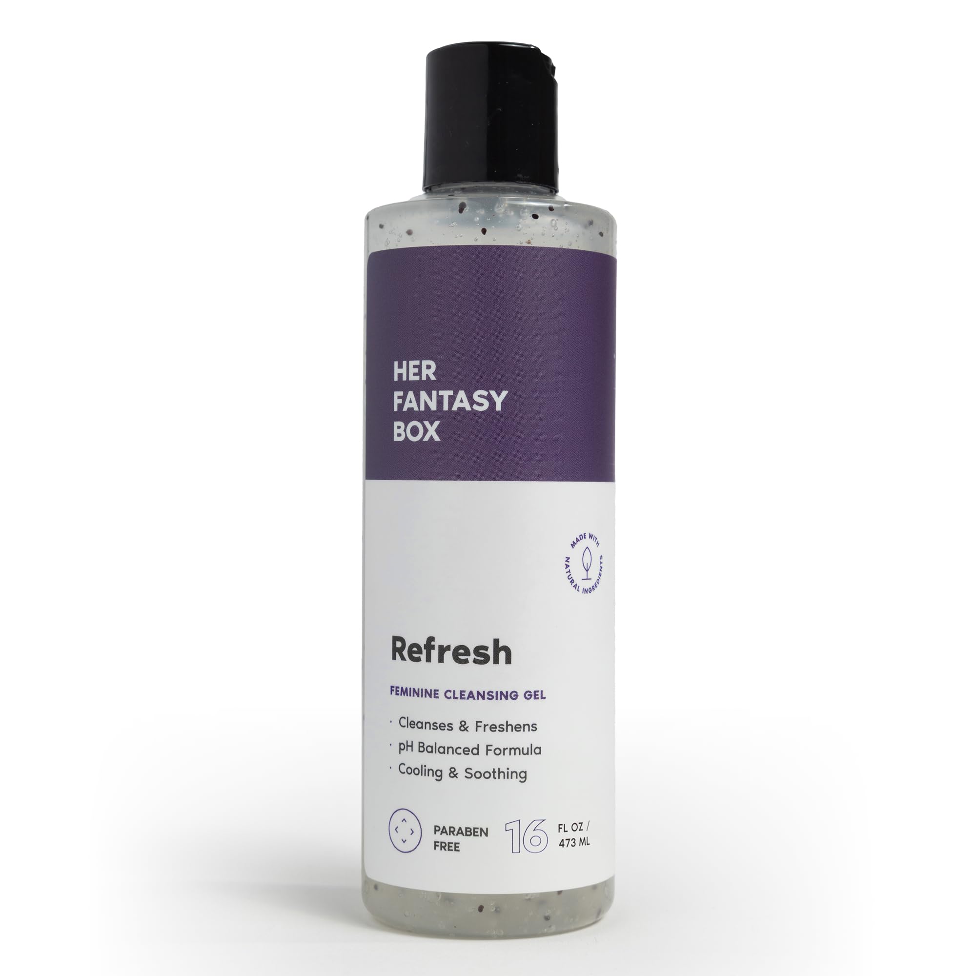 Her Fantasy Box | Refresh pH Balancing Shower Gel - Natural Feminine Hygiene Solution for Gentle Cleansing, Odor Control, and Skin Nourishment -