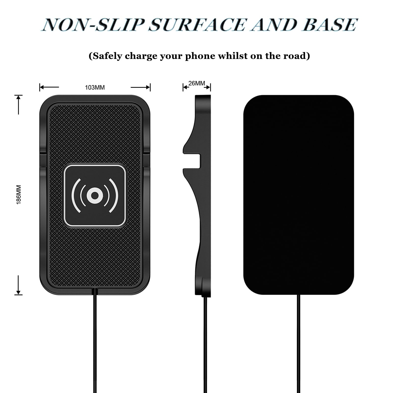 Supporto per Telefono da Auto per Porsche 918 Spyder 2013–2015 Hypercar Supporto Multifunzione per Telefono Antiscivolo Porta USB Lunga 1 m