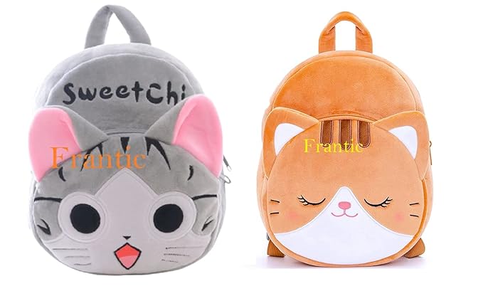 Frantic Velvet Combo Kids School/Nursery/Picnic/Carry/Travelling Bag - 2 to 5 Year Age