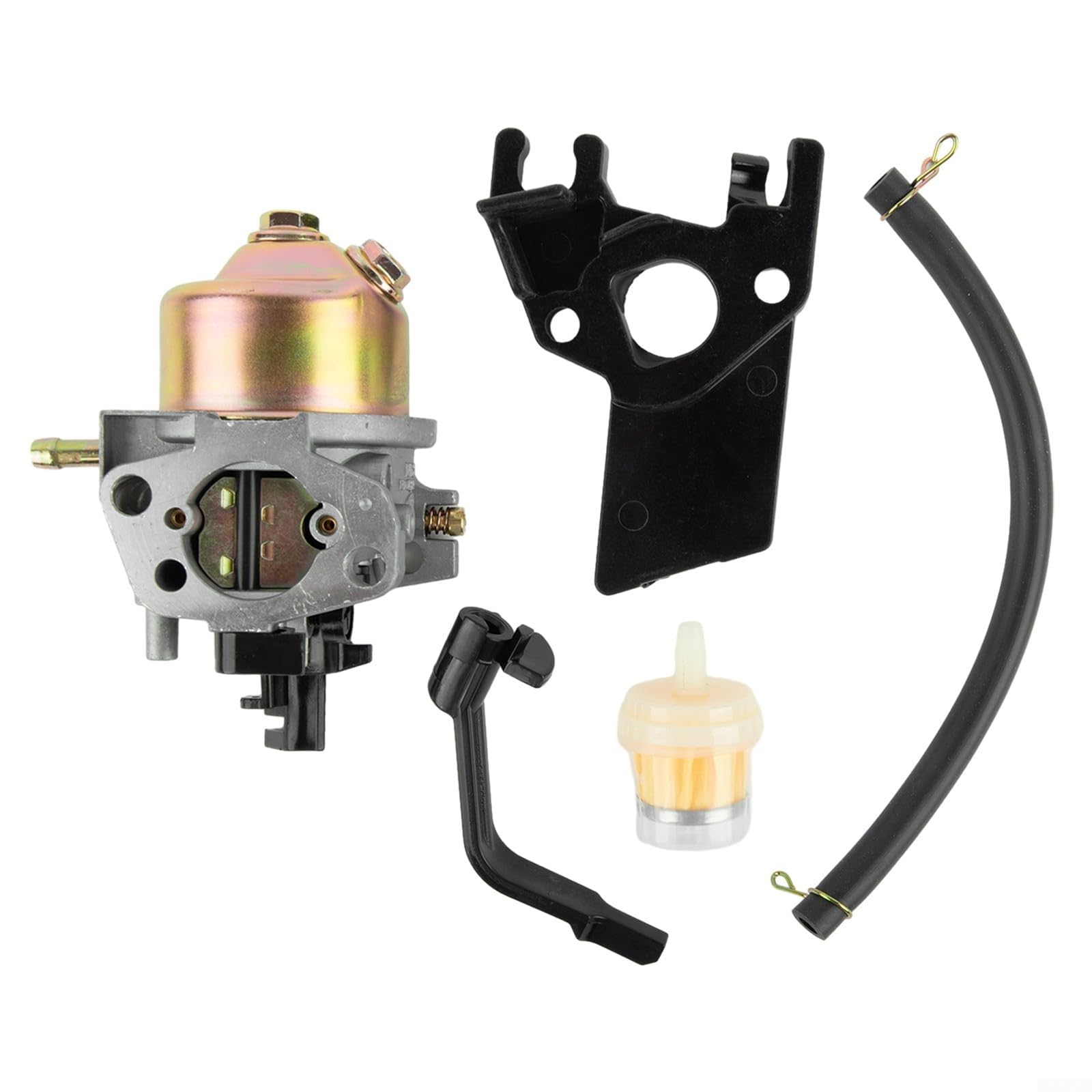 Tidgel For Ryobi-RLM140SP Lawn Mower Carburettor Replacement Kit,Engine Fuel Mixer with Intake Manifold, Gaskets and Fuel Line 5131016867