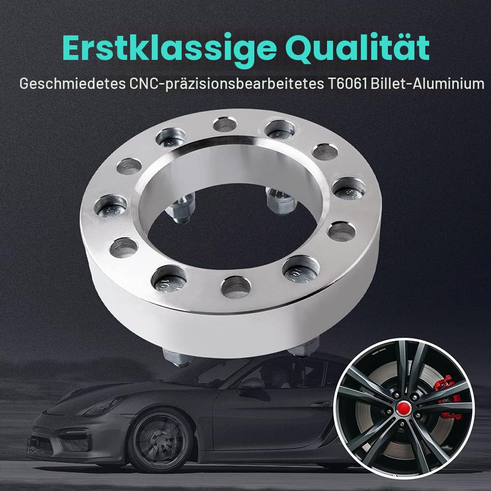 maXpeedingrods 4x 38mm Spurverbreiterung 6x139.7 M12x1.5 für Toyota für 4Runner Land cruiser Pickup