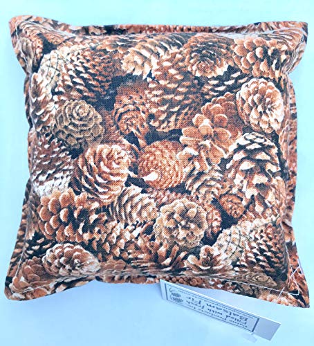 Paine's Balsam Fir Pillow Brown Pine Cones 5" x 5" Sachet miniatura 2