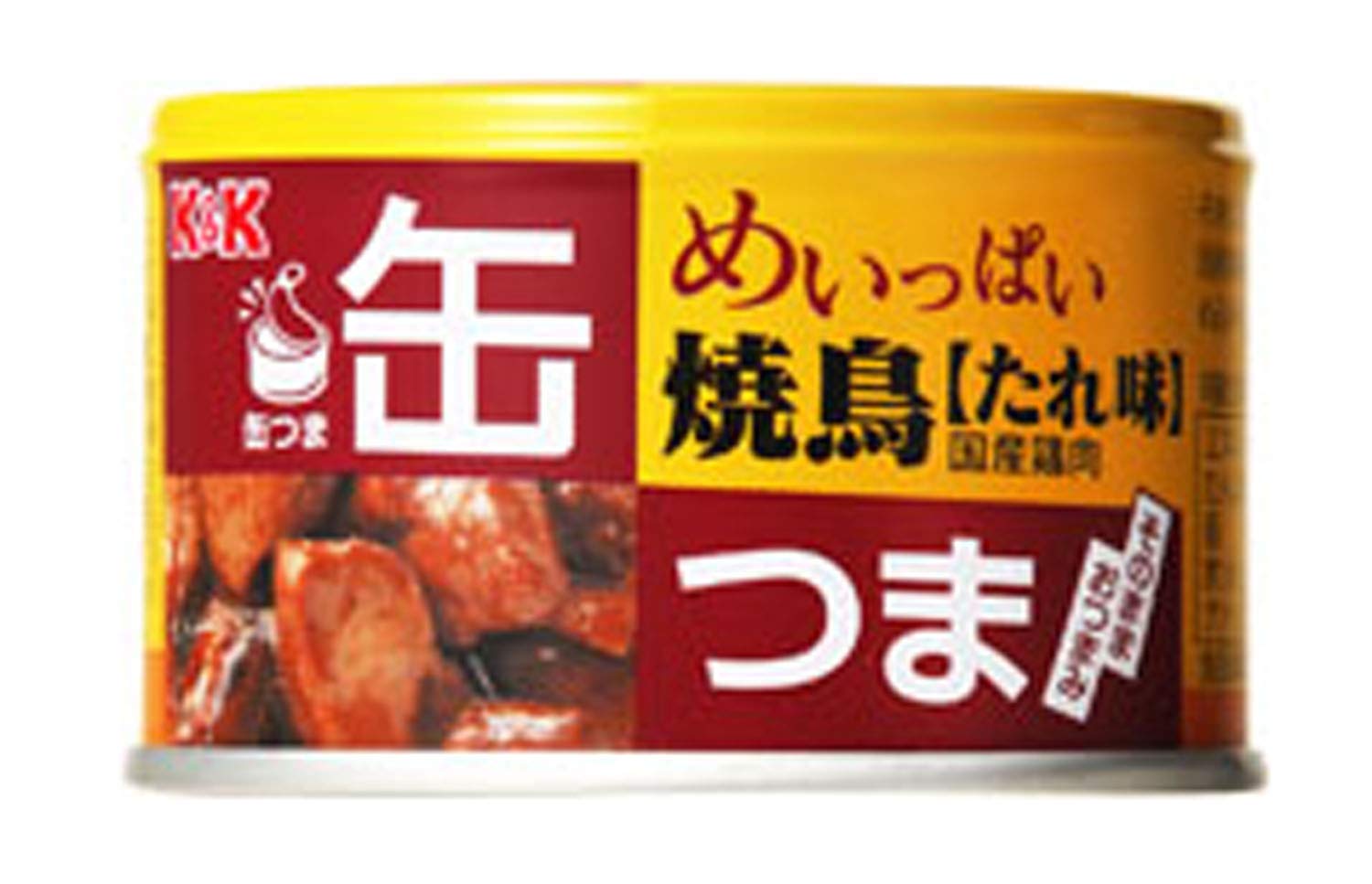 Amazon.co.jp: K&K 缶つま めいっぱい 焼鳥 たれ 135g : 食品・飲料・お酒