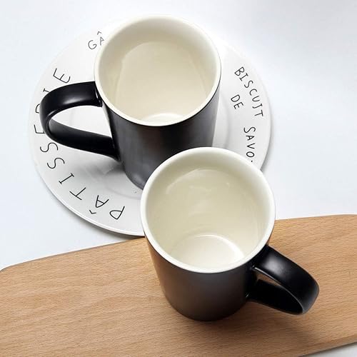 Miniatura 4 de Smilatte M007 - Taza de café extragrande de 20 onzas, taza de té de café con leche, grande, de cerámica, con asa, para papá, hombres, jefes