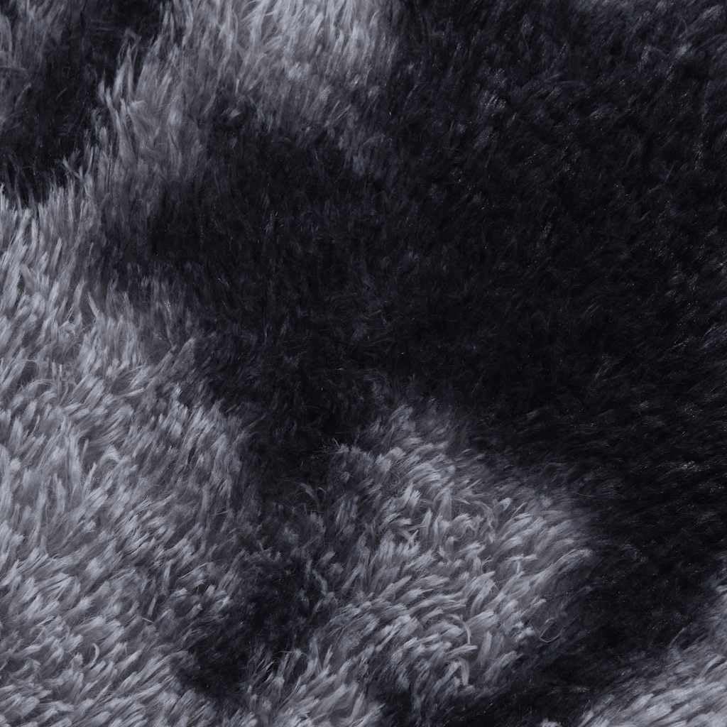 Tappeto Shaggy Pelo Lungo NAVARRA Grigio Scuro 160x160 cm