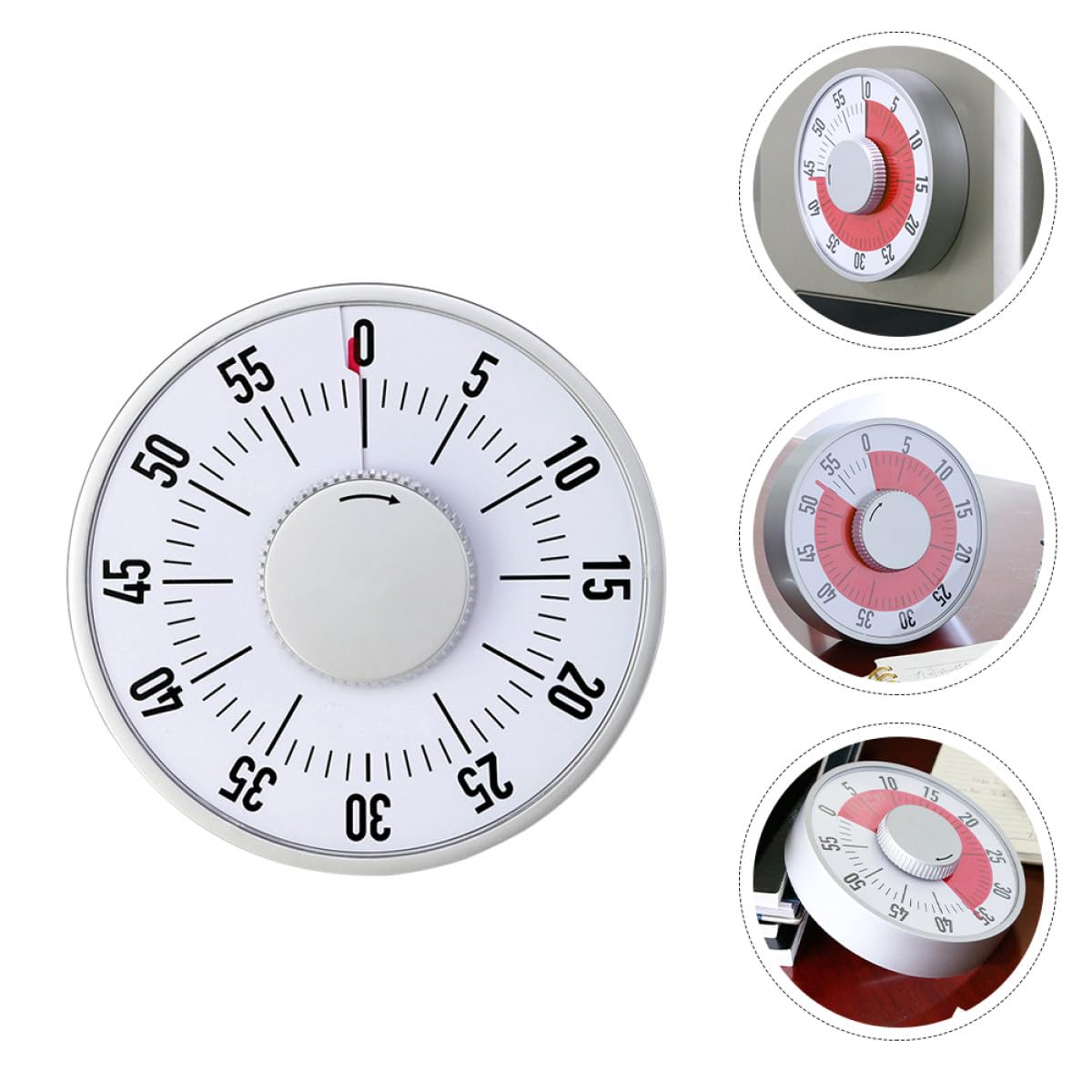 Mechanischer Küchentimer für Studierende mit Countdown und Erinnerung