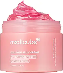 medicube Creme De Gelatina De Colágeno - Niacinamida E Colágeno Hidrolisado Liofilizado - Aumenta A Hidratação Da Barreira Da Pele E Proporciona Brilho E Aparência Revigorada Por 24 Horas - Sem Cora