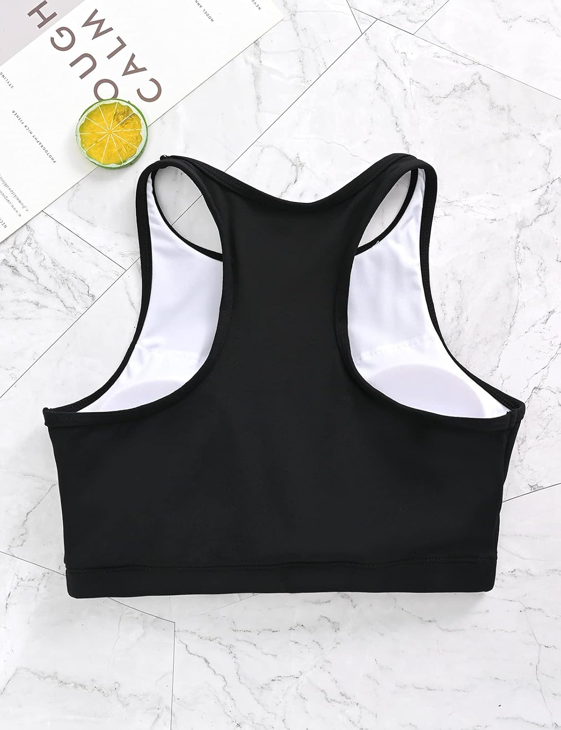 One Piece Bathing Suit for Women V Neck Tummy Control Swimsuits High Cut Low Back Swimwear