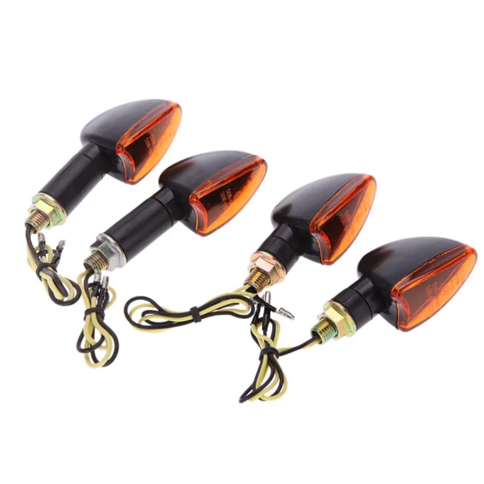 Per CB650R Per CBR500R Per CBR650R Per Rebel 500 Moto Sinistra E Destra Indicatore Di Direzione 12V 10mm Lampeggiante Lampada(C)