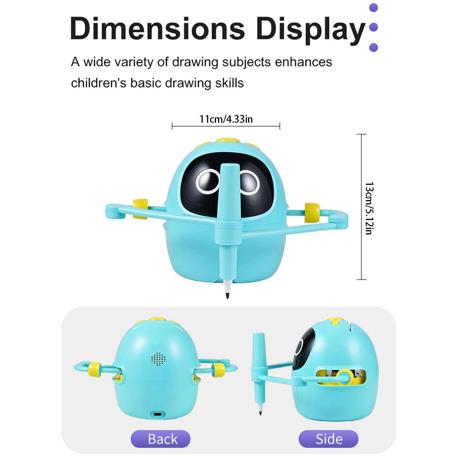Robot de Dibujo Inteligente Creativo, Pintura educativa temprana, Herramienta de Aprendizaje Divertida, máquina de Dibujo interactiva por Voz, niño y niña