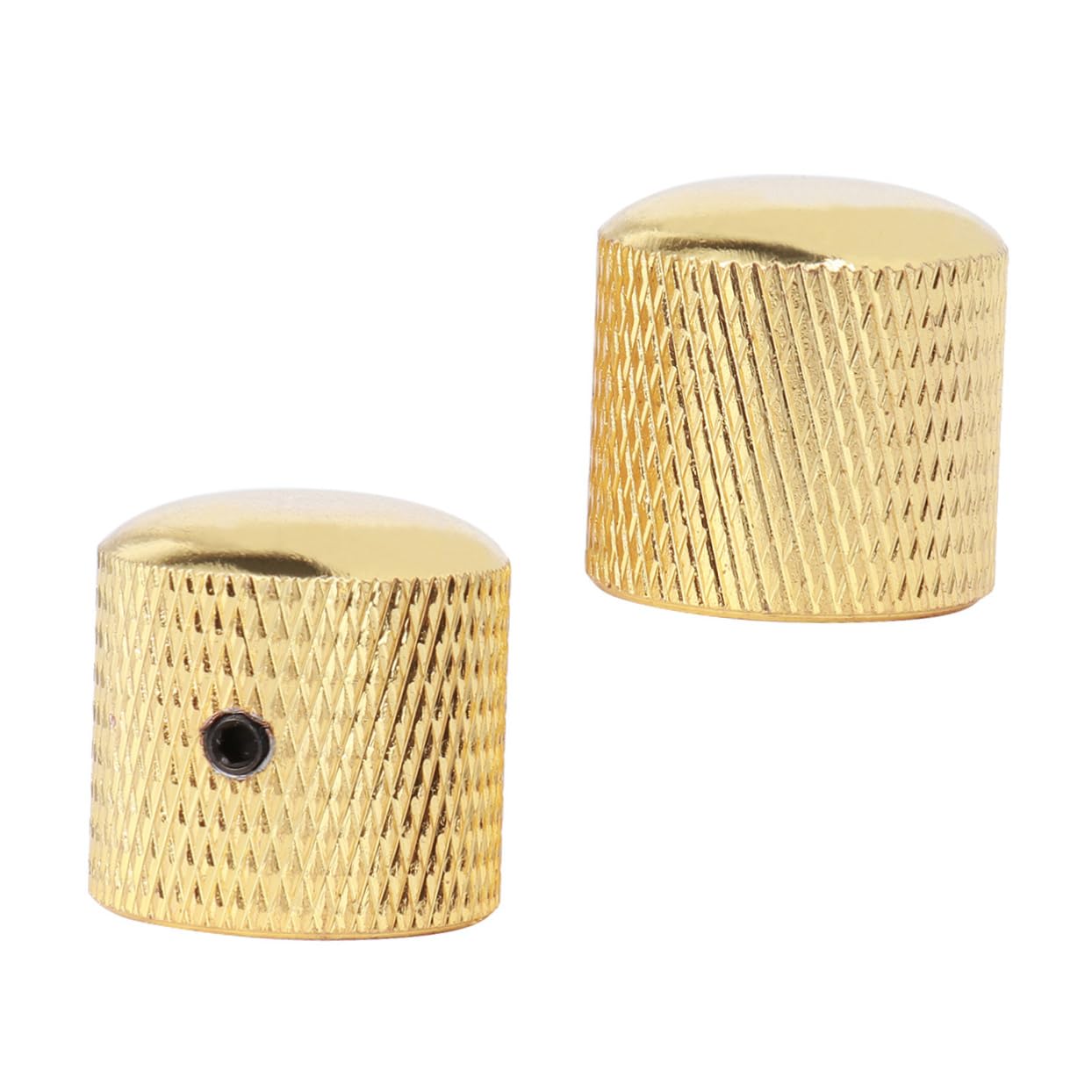 NULYLU 2sets Electric Bass Guitar Volume Knobs Replacement Bass Knobs Tone Control Set 2pcs*2