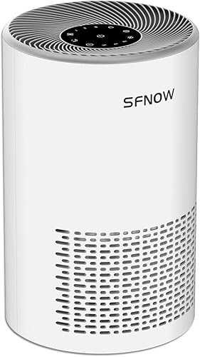 Purificadores de aire para el hogar, mascotas, pelo en dormitorio, cubiertas de filtro de aire de hasta 1050 pies cuadrados, elimina el humo, polen,