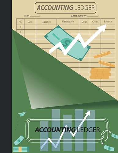 Accounting Ledger Book: Accounting Ledger Book for bookeeping and small business- 120 Pages- Income Expense Account Notebook (E0003)