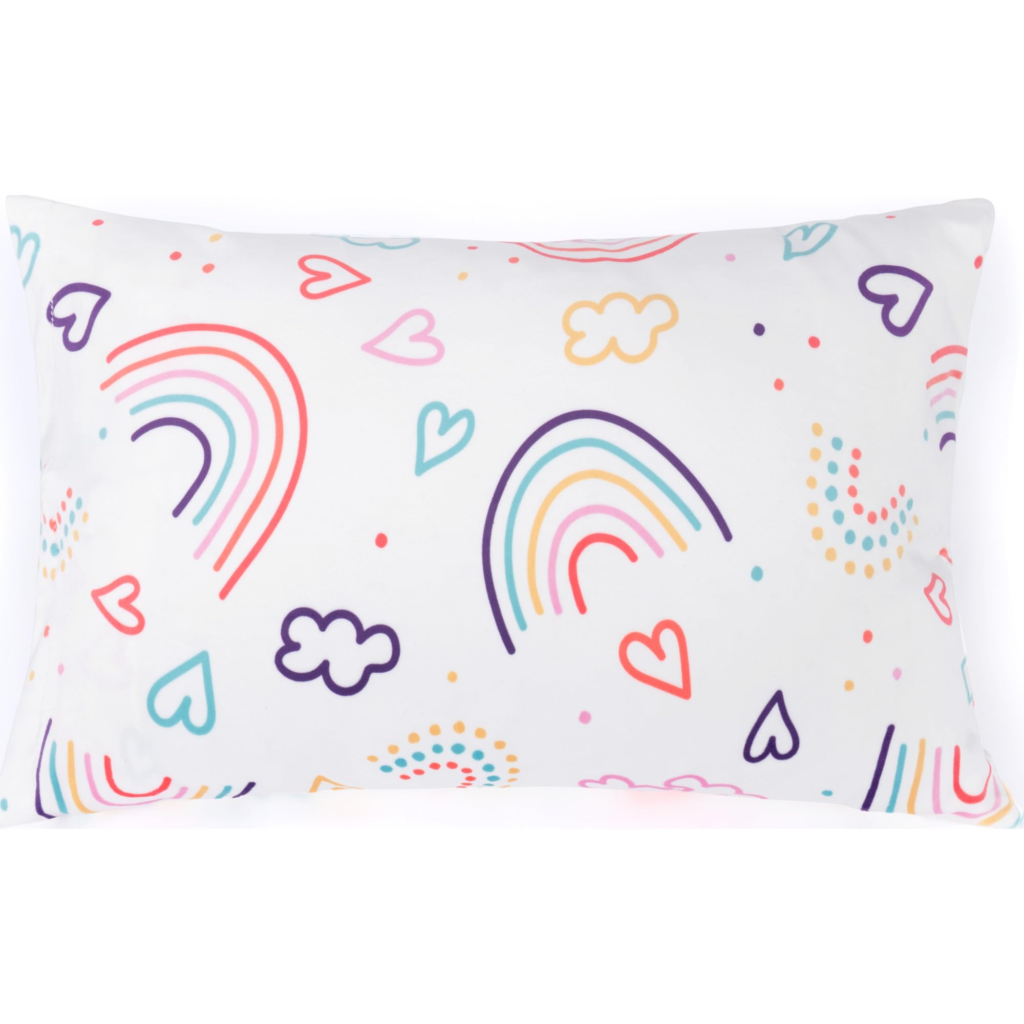 SquishPillow Kids (Small) + “Rainbow Rays” Pillowcase (13” x 18”)