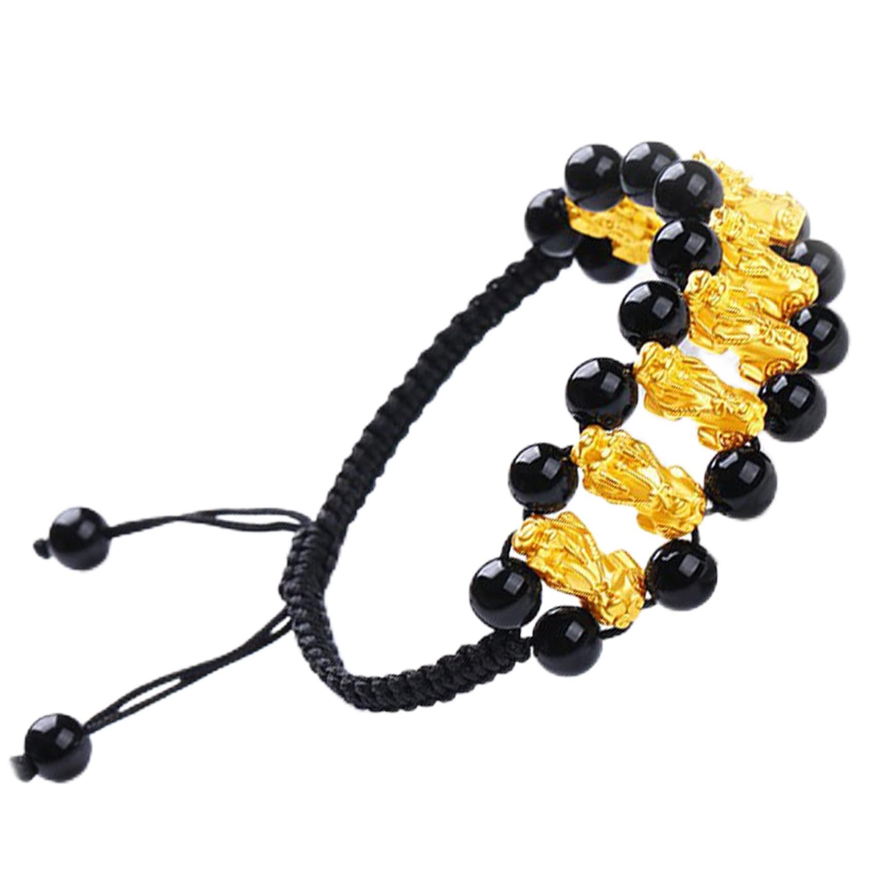 Nzpost Women's Black Agate Crystal Bracelet,Agate Bracelet,Crystal Bracelet 6Mm 8Mm Birthstone Bracelet Chakra Gemstone Garne