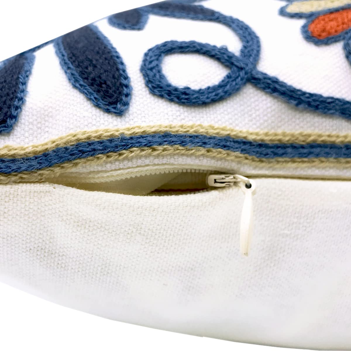 Amazon.co.jp: Alysheer刺繍夏装飾スローピローカバー45.72cmx 45.72