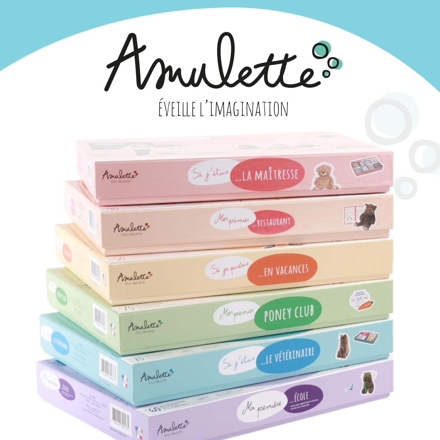 Coffret Si J’étais Vétérinaire - Jeu Éducatif 6 à 10 Ans - 70+ Accessoires - Jouet Cadeau Enfant Fille Garçon - Fabriqué en France