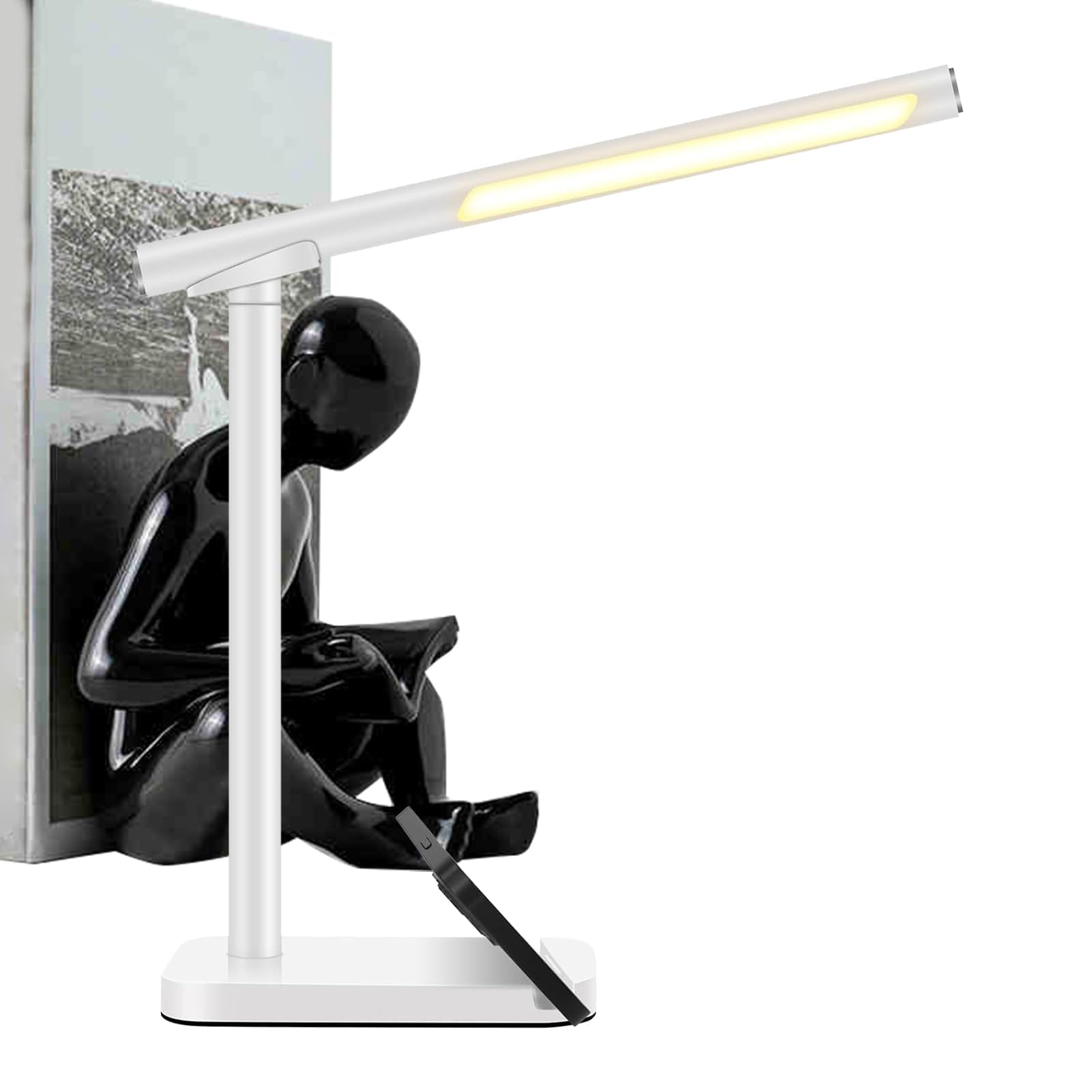 Schreibtischlampe mit Touch-Steuerung, augenschonendes dimmbares LED-Licht zum Lesen, Studieren, Büro, Schlafzimmer, Schreiben und Schminktisch – perfekt für Zuhause und Schule