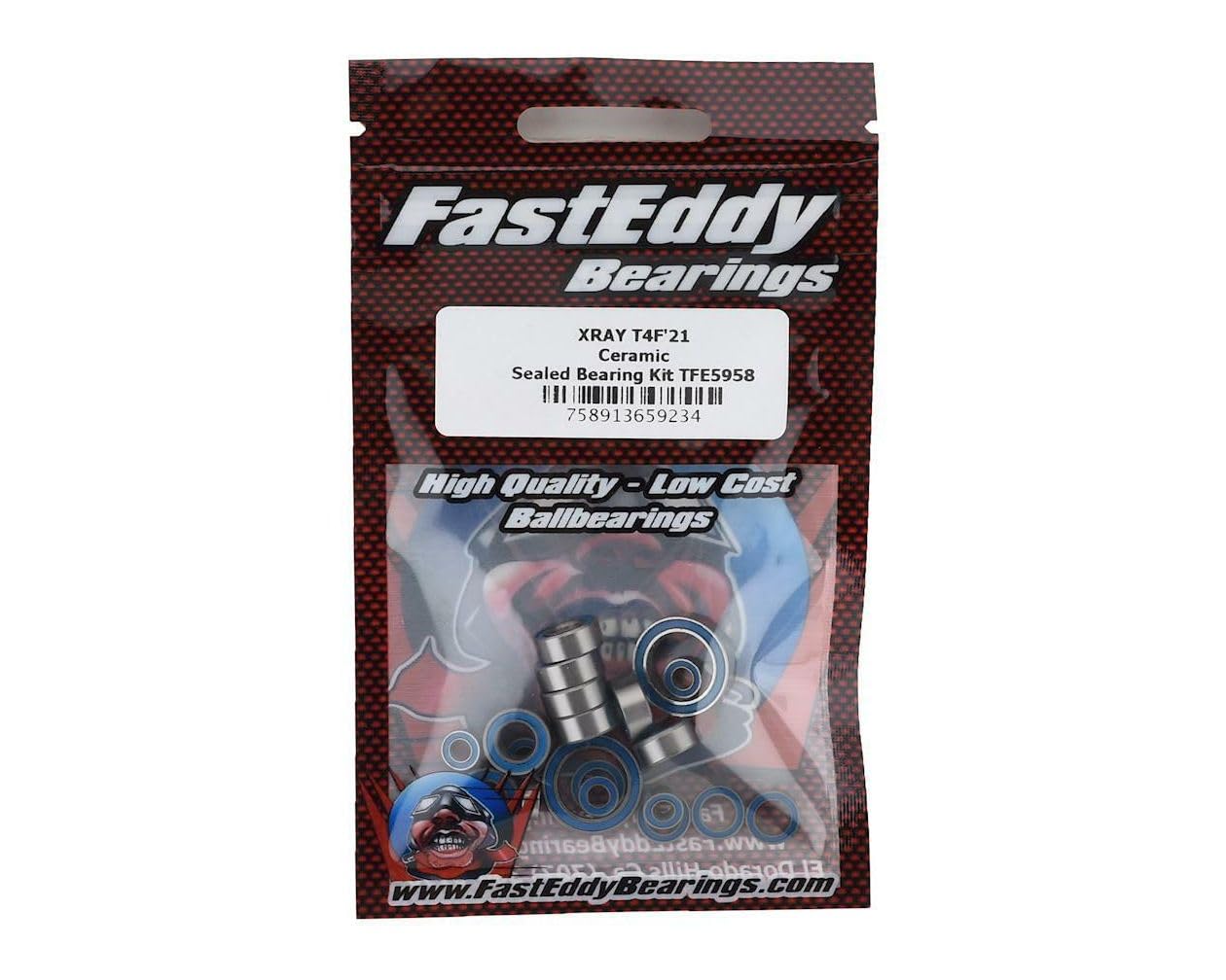 Sporty RC Upgrade kit TFE595 T4F'21 Ceramic Sealed Bearing Kit TFE5958