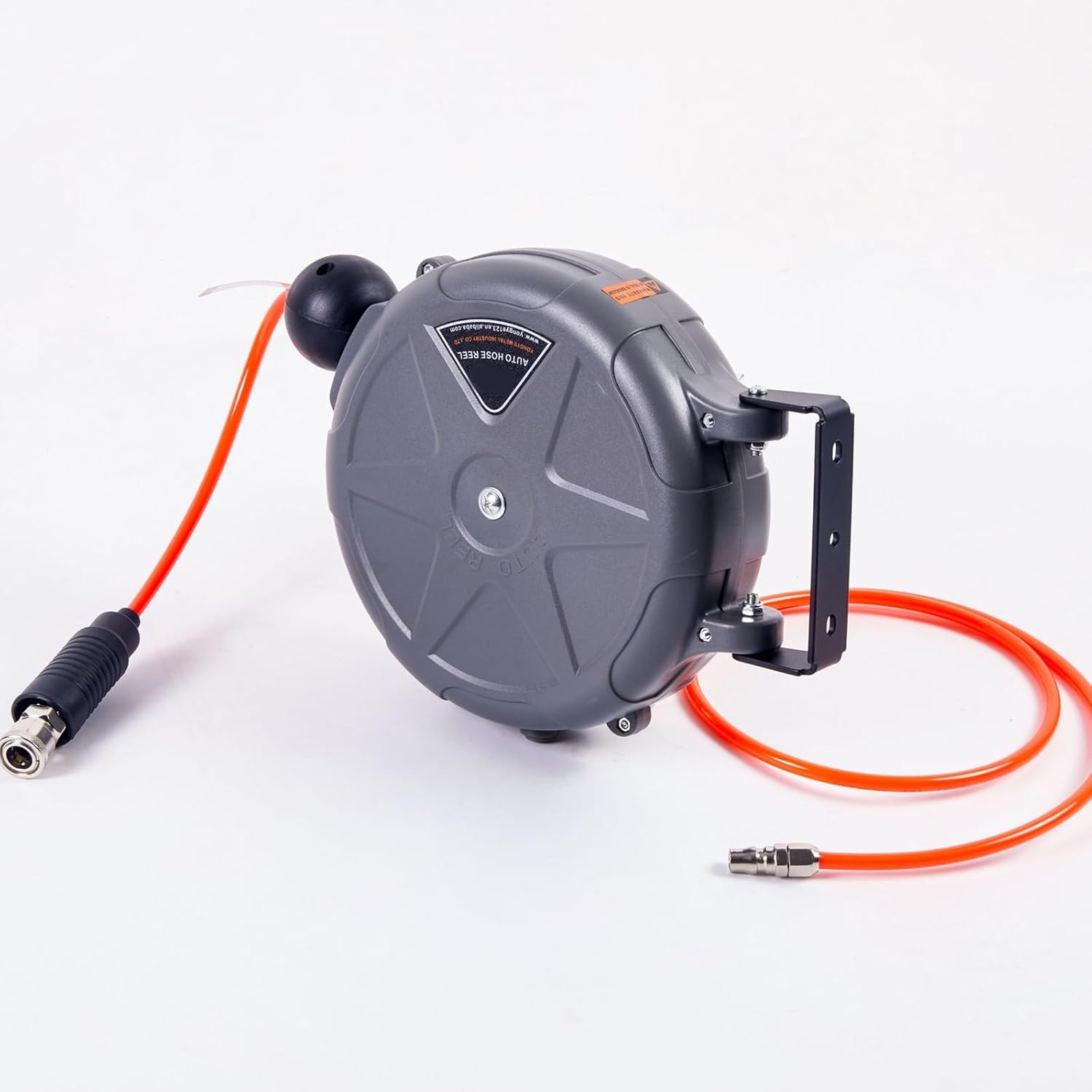 Retractable Air Hose Reel Heavy Duty Air Compressor Hose Reel Ceiling Wall Mount for Garage Workshop Studio Retractable Air Hose