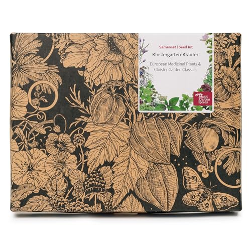 Plantas clásicas del monasterio - Set de regalo de semillas con 11 variedades de hierbas medicinales y culinarias