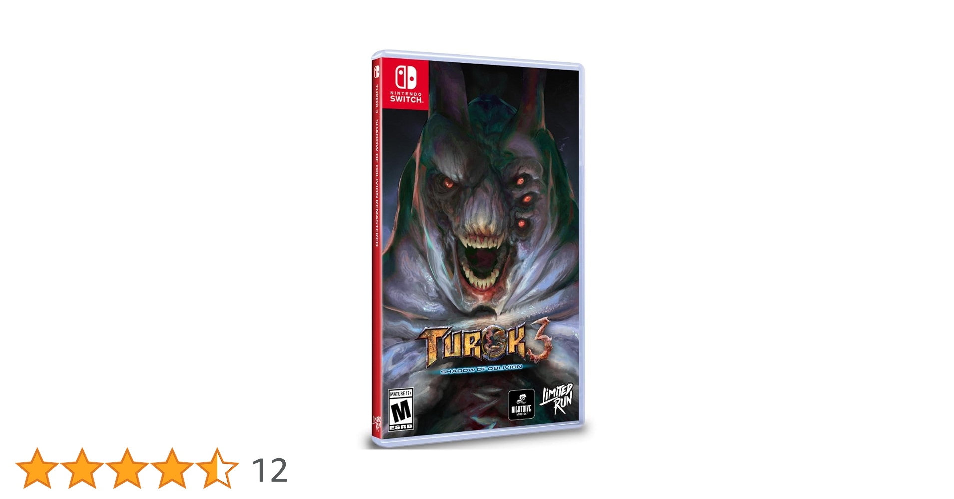 テュロック3 Turok 3 Shadow of Oblivion switch Amazon.co.jp: Turok 3 Shadow of Oblivion Remastered (Limited