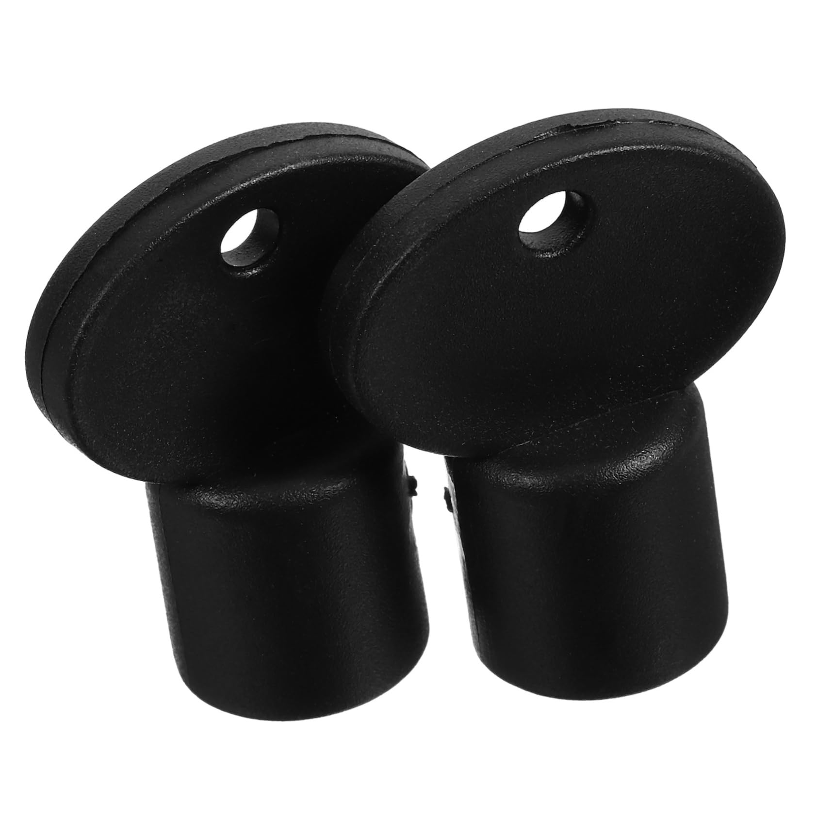 FUNOMOCYA 2pcs Tissue Box Key Paper Towel Dispenser Toilet Tissue Paper Dispenser Key Replacement Toilet Paper Key Commercial Dispenser Keys Toilet Dispenser Key Triangle Switch Lock Plastic