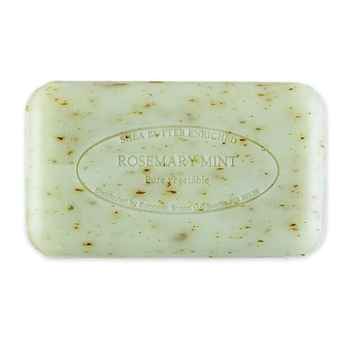 Miniatura 2 de Pré de Provence - Barra de jabón francesa artesanal enriquecida con manteca de karité, menta de romero, 5.29oz