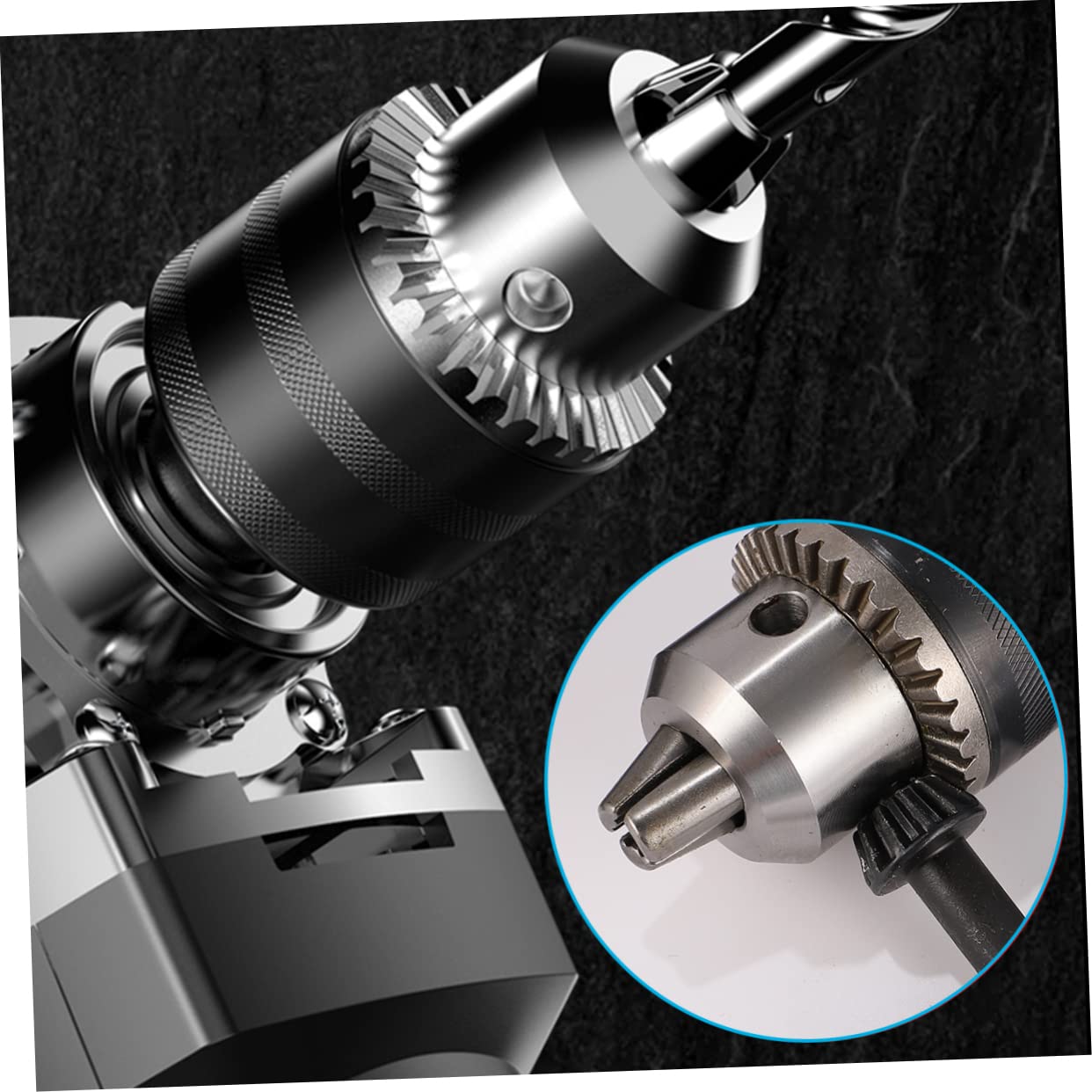 Adattatore Per Mandrino Autoserrante Con Impugnatura Rotonda Per Kit Adattatore Per Mandrino Autoserrante - 1/2-20unf